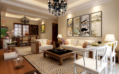 14套新中式風格案例告訴你新中式電視背景墻怎么裝修