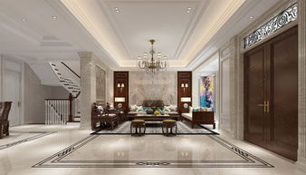 蘇州360㎡混搭風格裝修設計案例 融合東西方美學的雅致生活空間